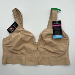 Bali‎ comfort tan bra size Large. Stay cool comfort fabric. smoothing